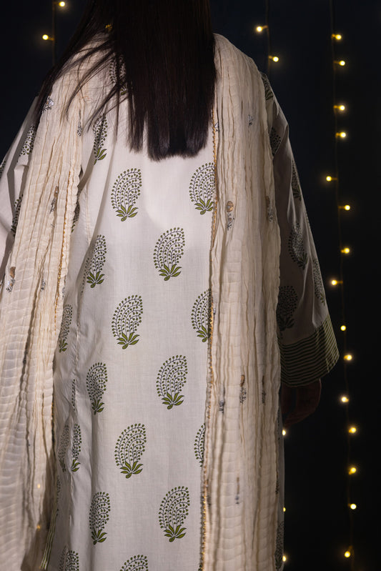 Ganga Jamni Crushed Dupatta