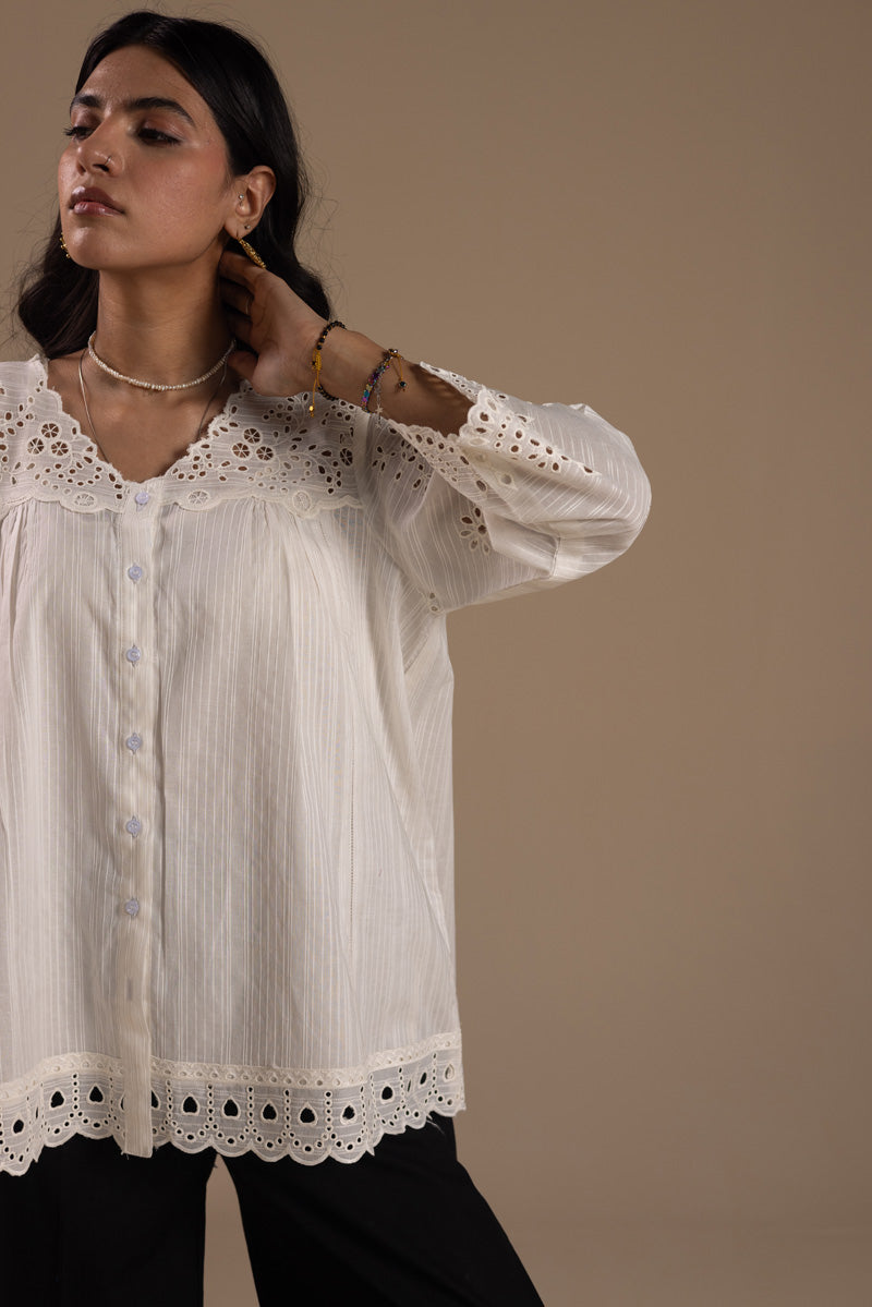 Broderie Whisper Top