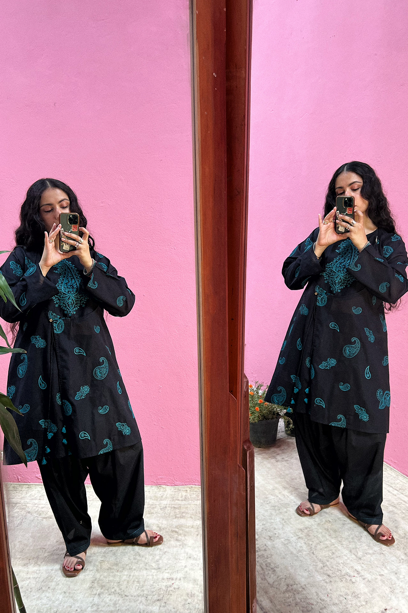 Embroidered Angrakha Set