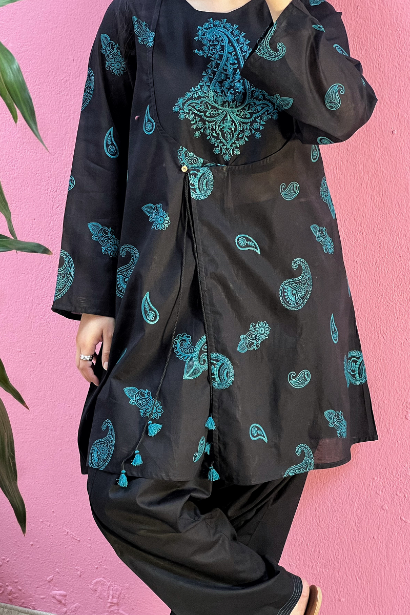 Embroidered Angrakha Set