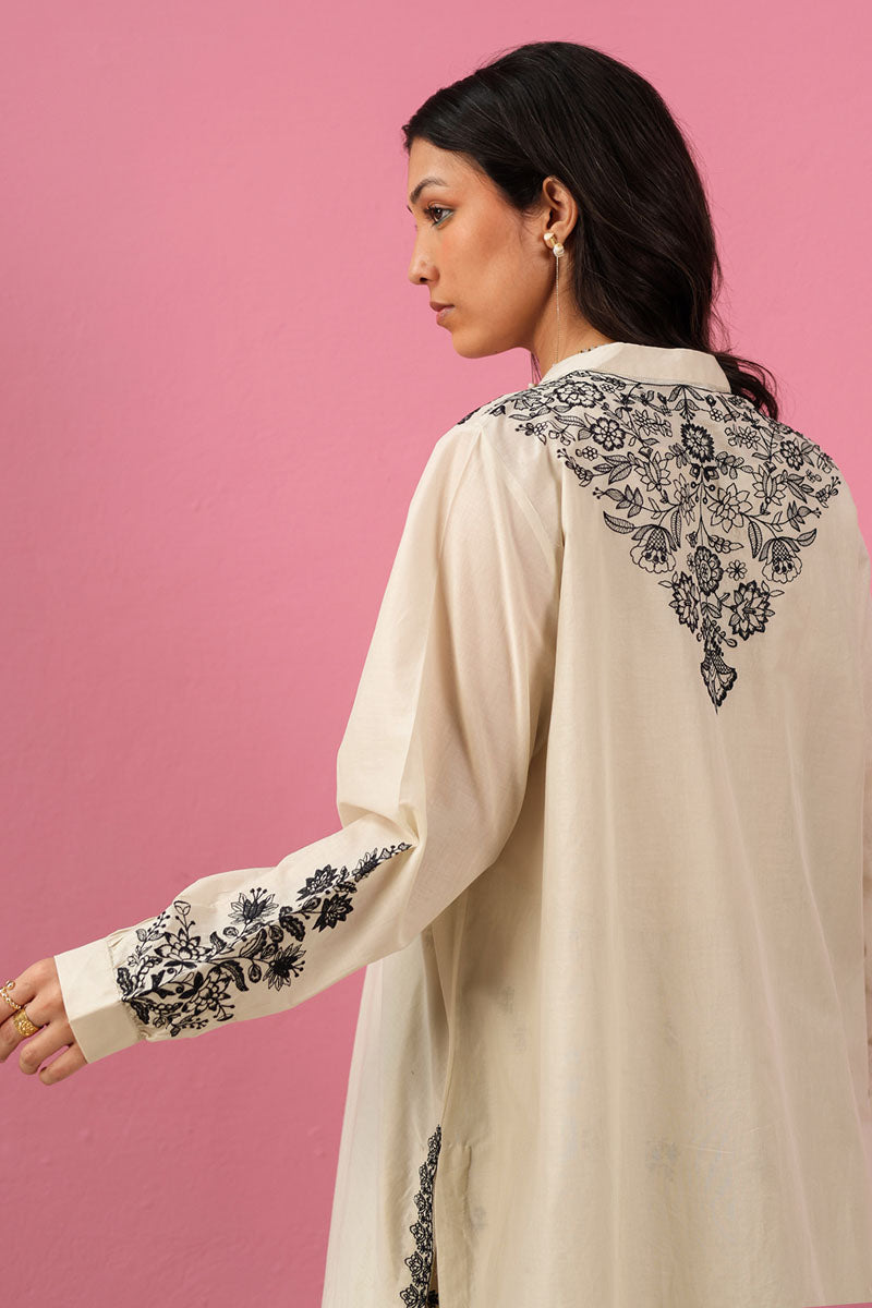 Embroidered Ivory Ink Set