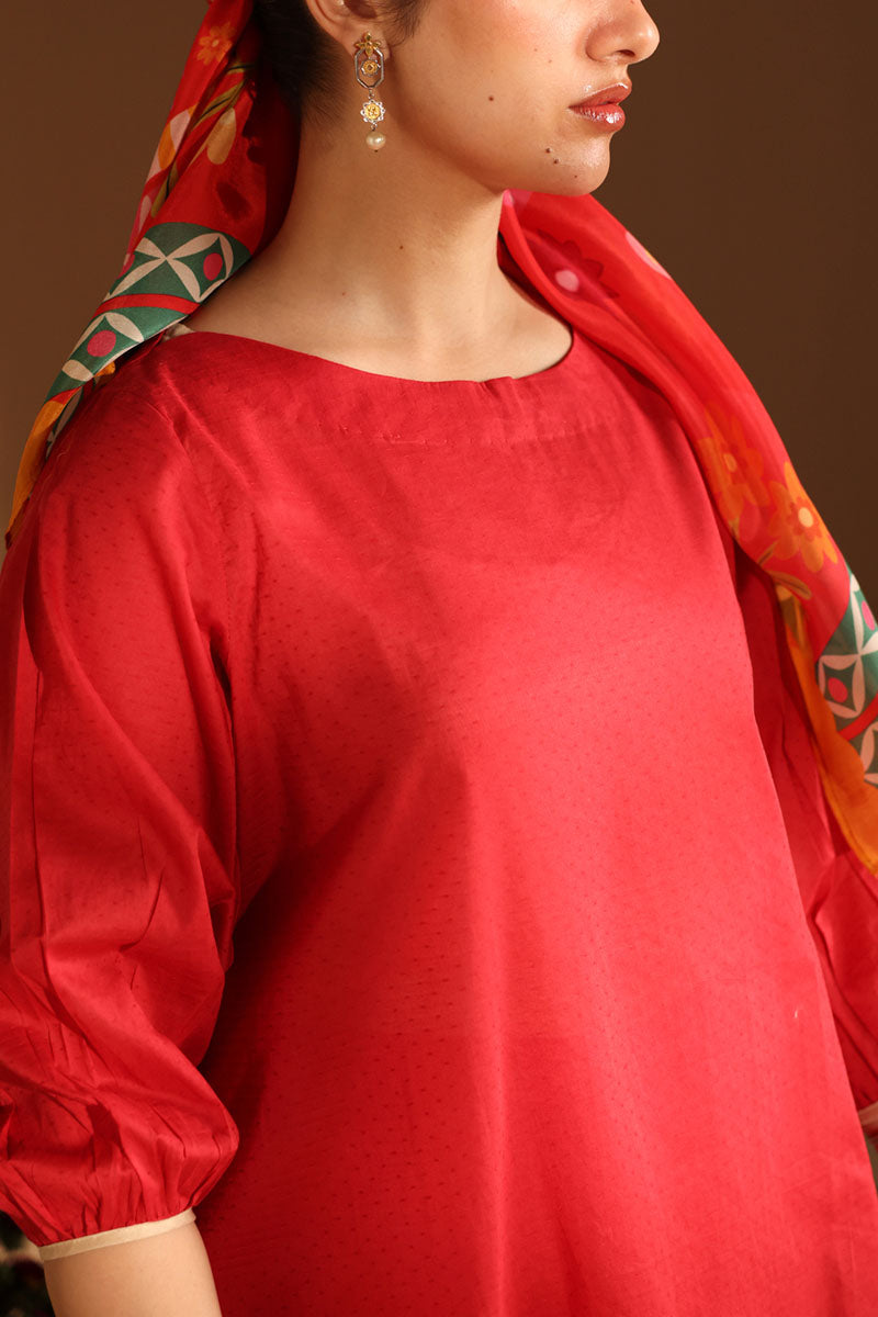 Wrapped Scarf Ensemble