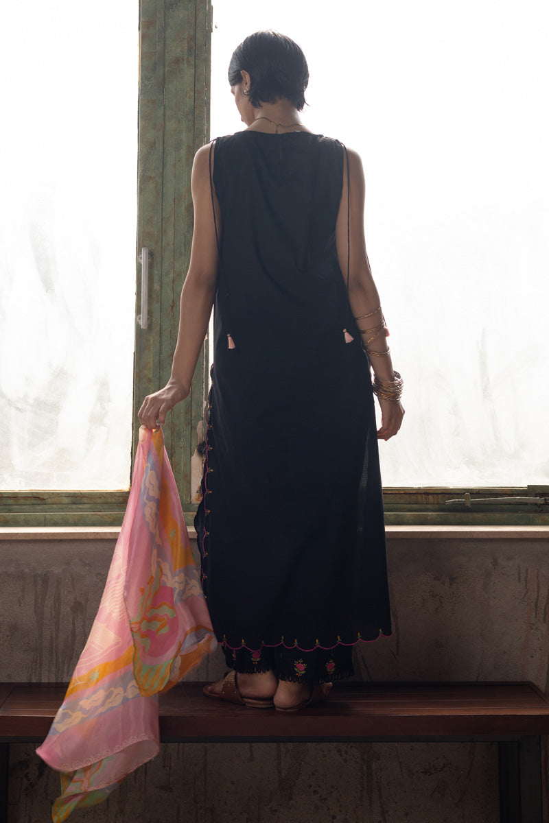 Blush Bloom Embroidered Suit