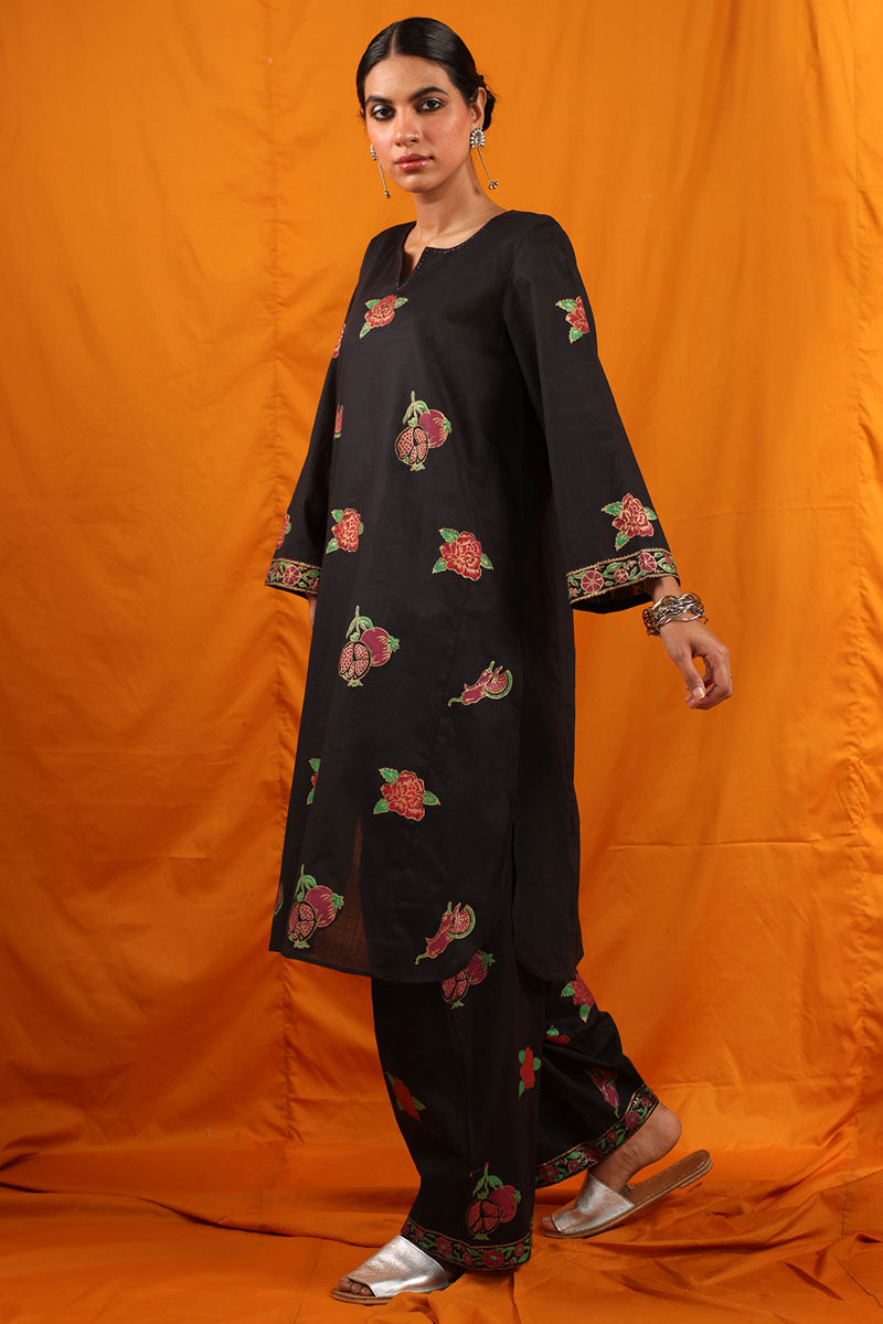 Laal Anar Block-Printed Set