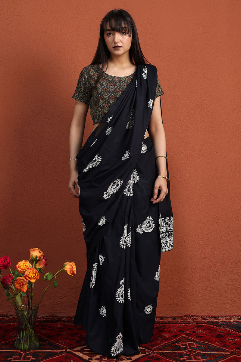 Midnight reverie Saree