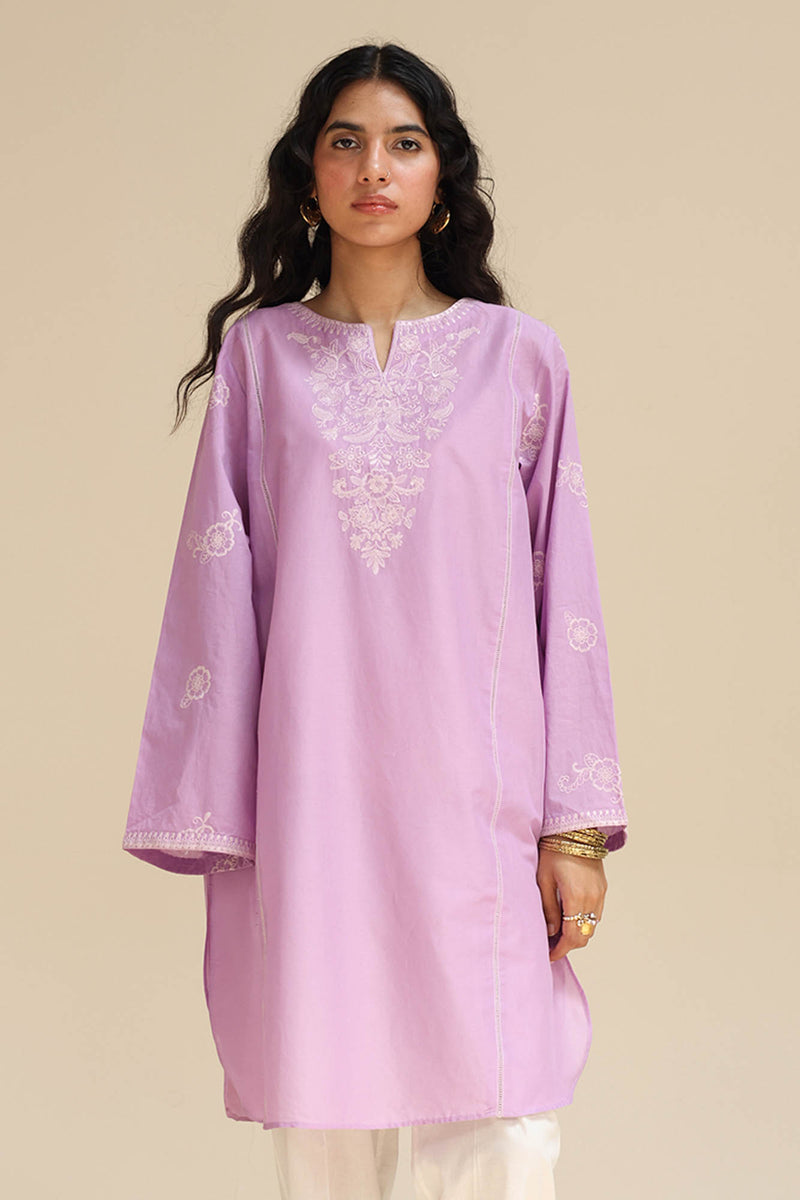 Petal Reverie Embroidered Kurta
