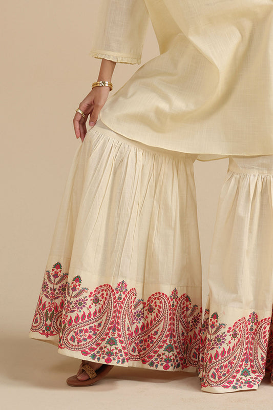 Paisley Edit Gharara Set