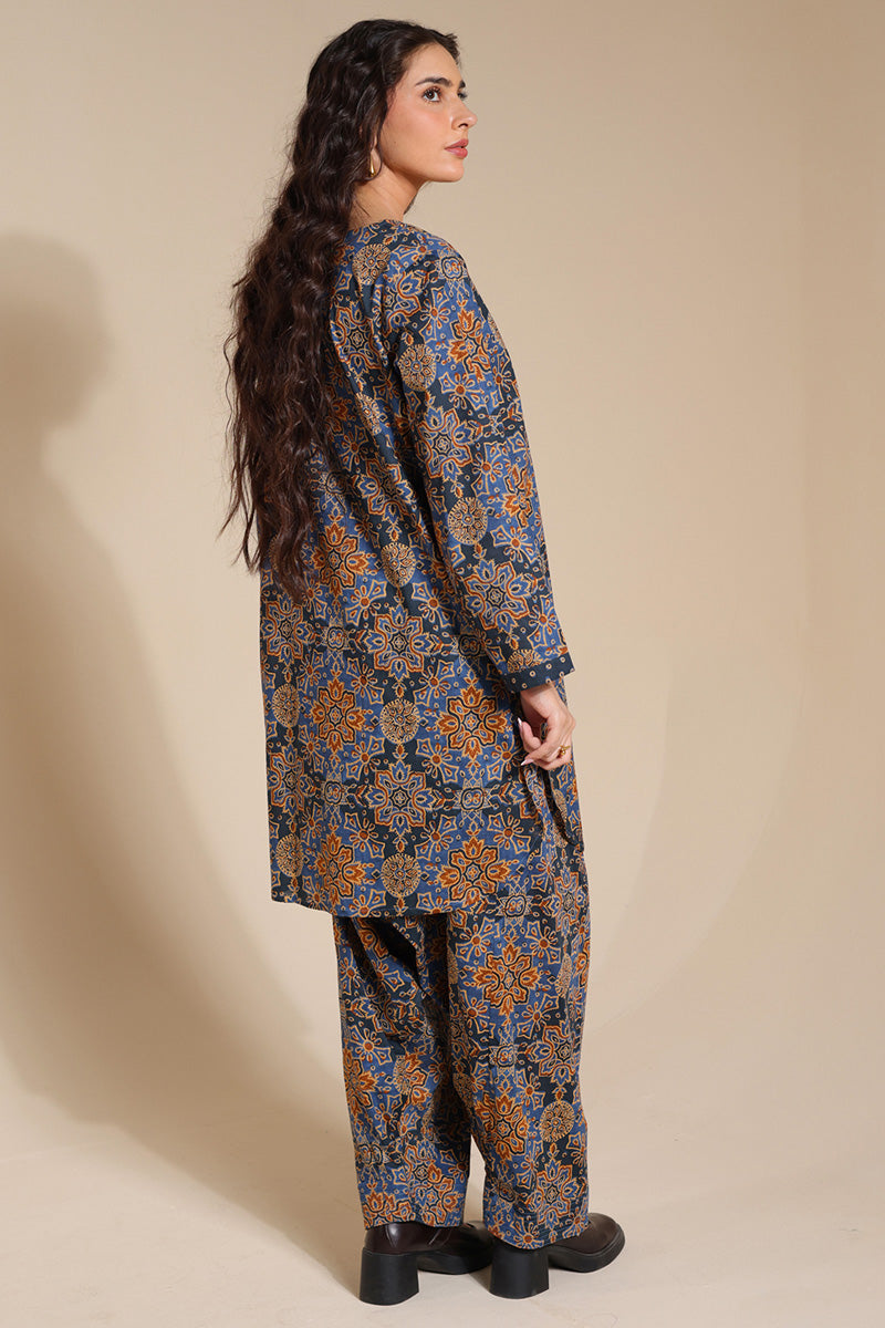 Rang-E-Ajrak Zeb Duo-Set