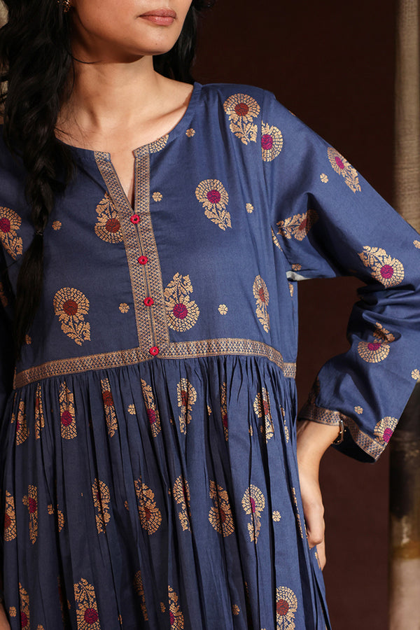 Zari Whisper Flared Dress