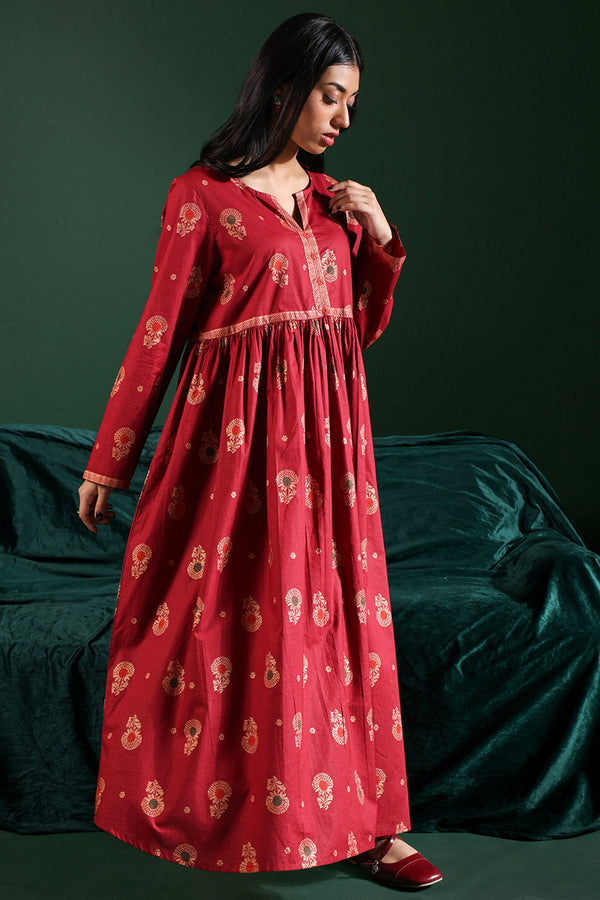Zari Whisper Flared Dress