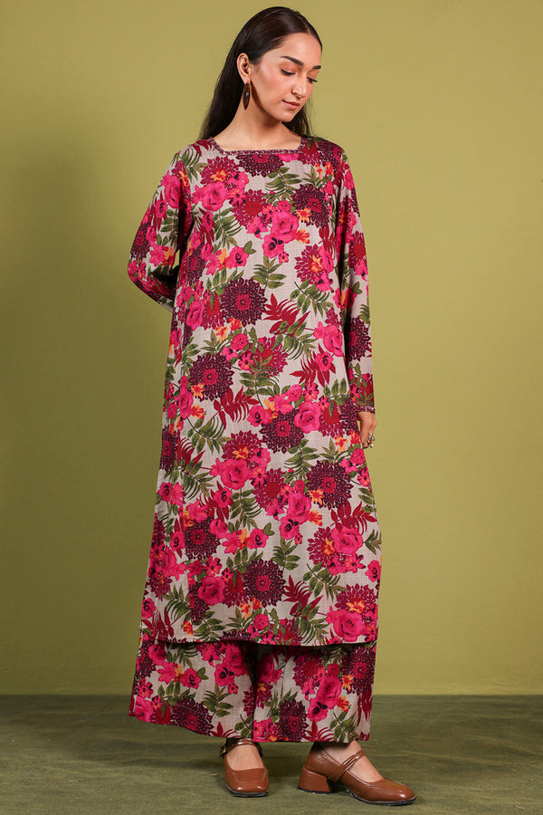 Vibrant Roses Duo-Set