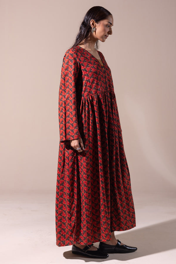 Kantha Flare Story Dress