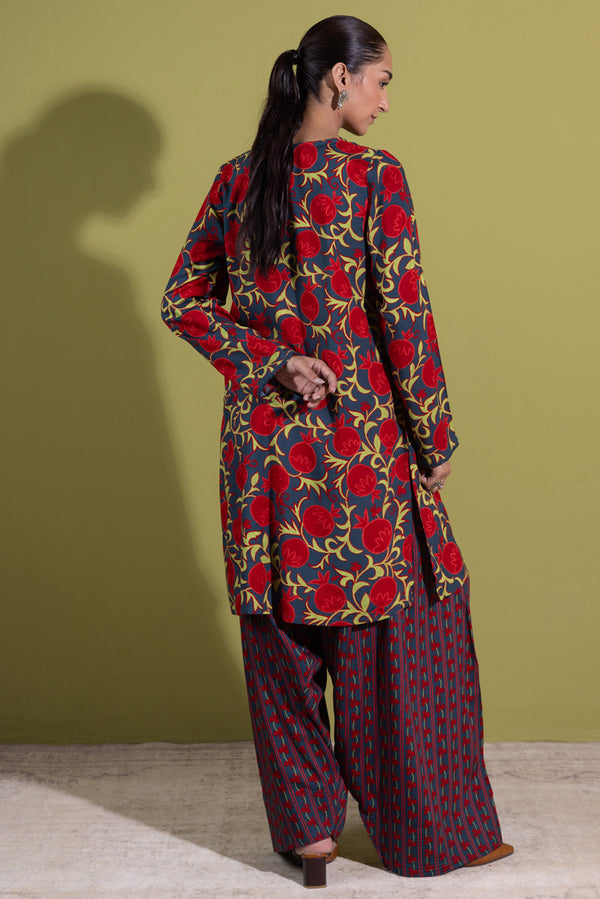 Printed Suzani Farshi Set