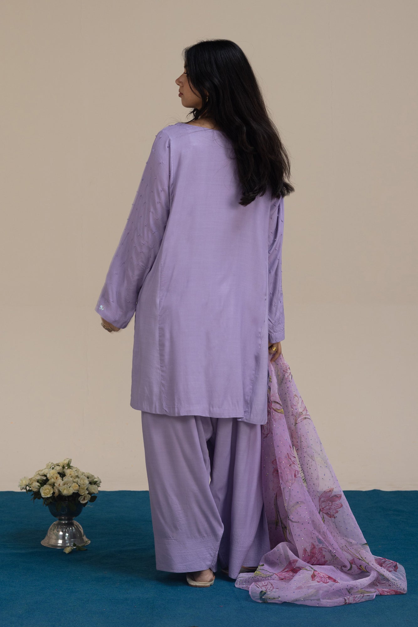 Moonlit Embroidered 3-Piece Suit