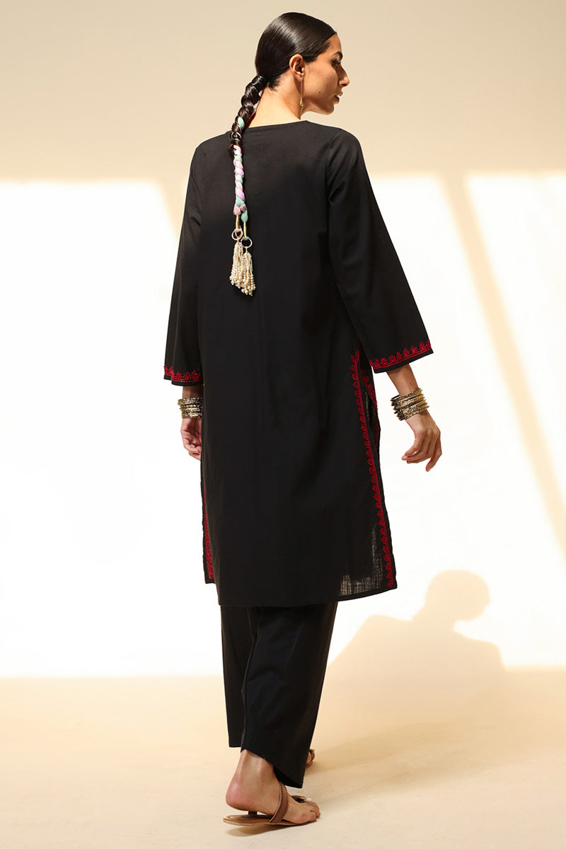 N K R Embroidered Set