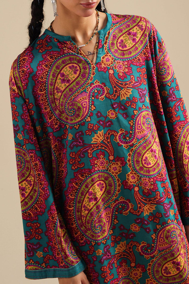 Paisley Mosaic Kaftan