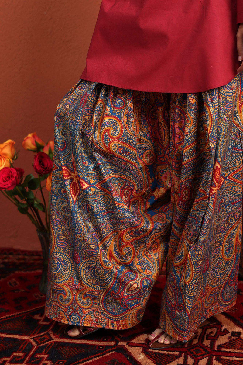 Pine Printed Farshi Set