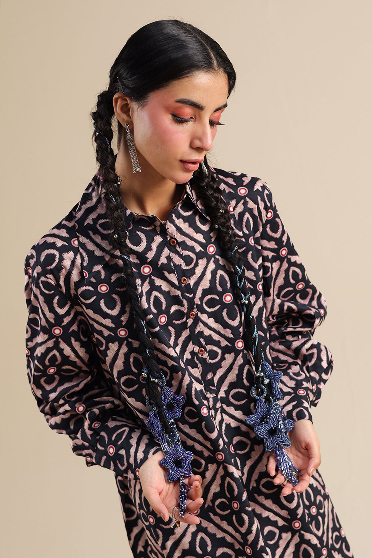 Pattern Foam Dress
