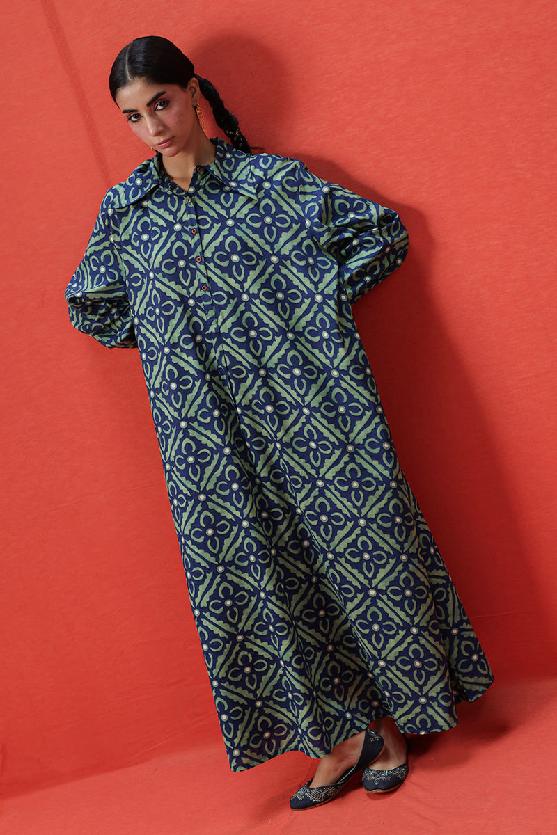 Pattern Foam Dress