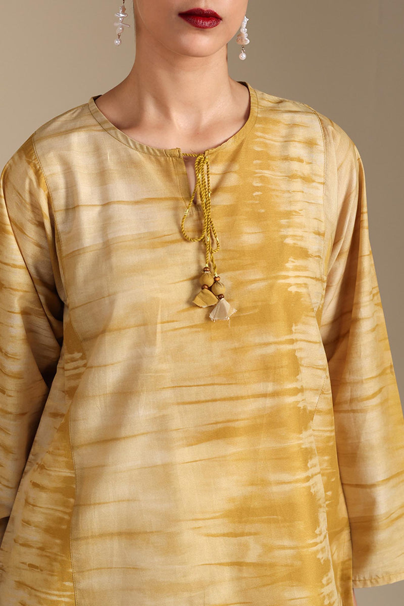 Abstract Foam Kurta