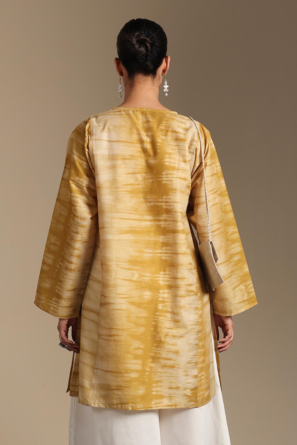 Abstract Foam Kurta