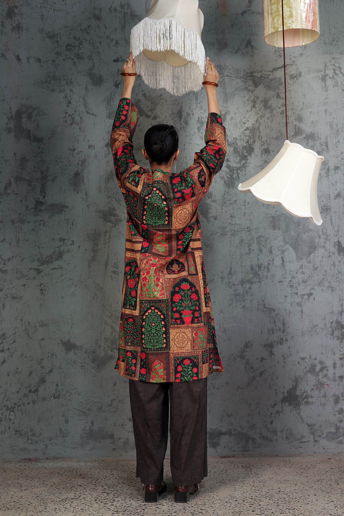 Coordinated Bagh Printed Set