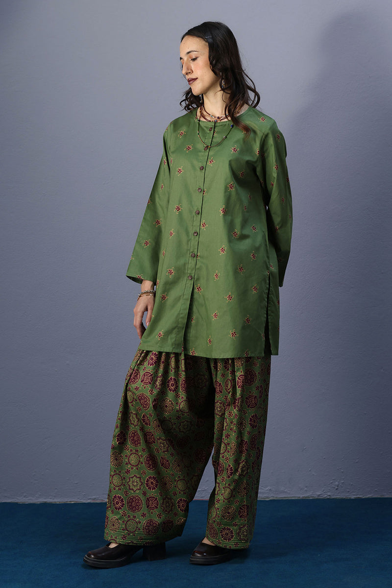Printed Farshi Duo-Set
