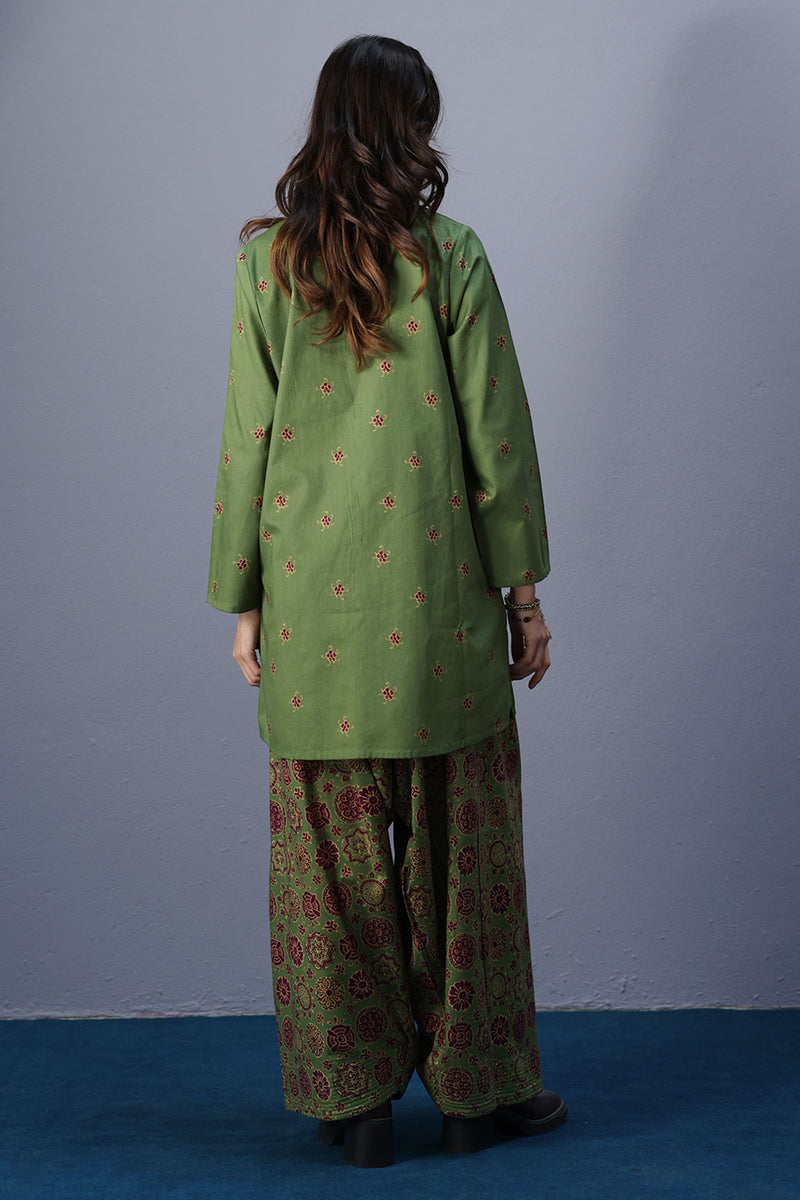 Printed Farshi Duo-Set