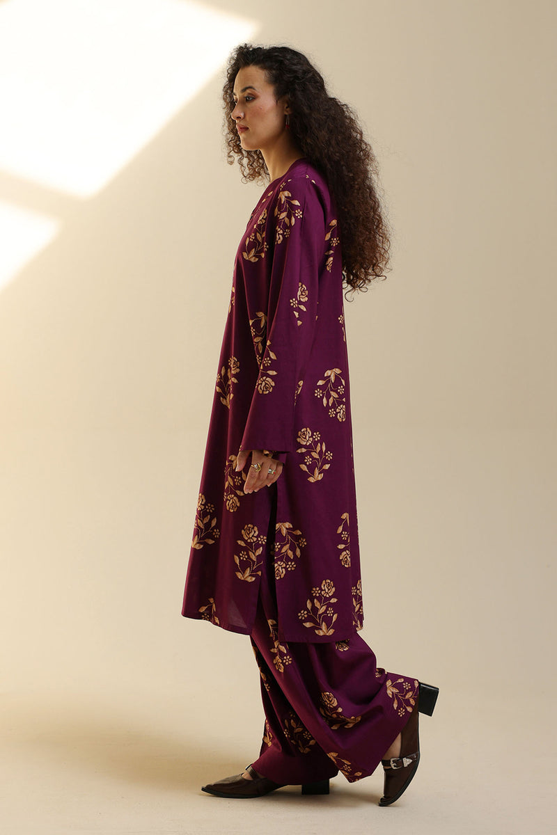 Rosette Printed Farshi Set
