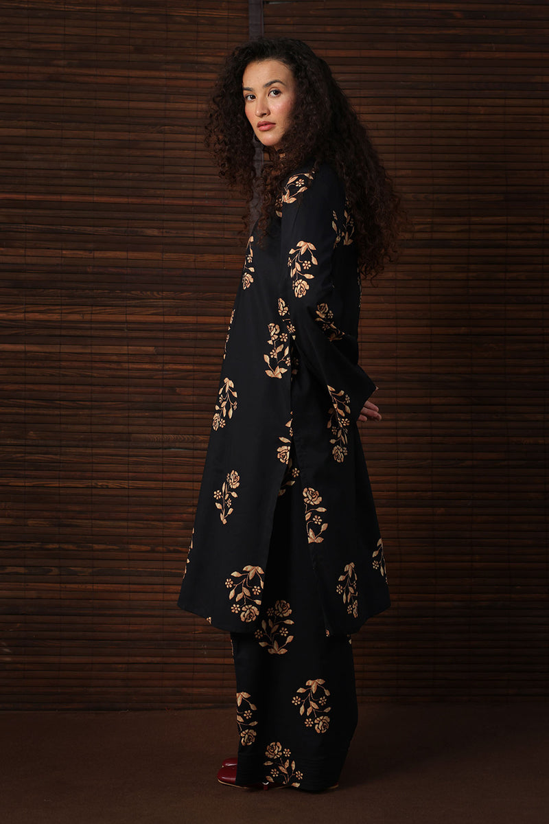 Rosette Printed Farshi Set