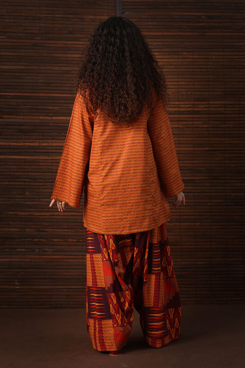 Printed Mosaic Farshi Set