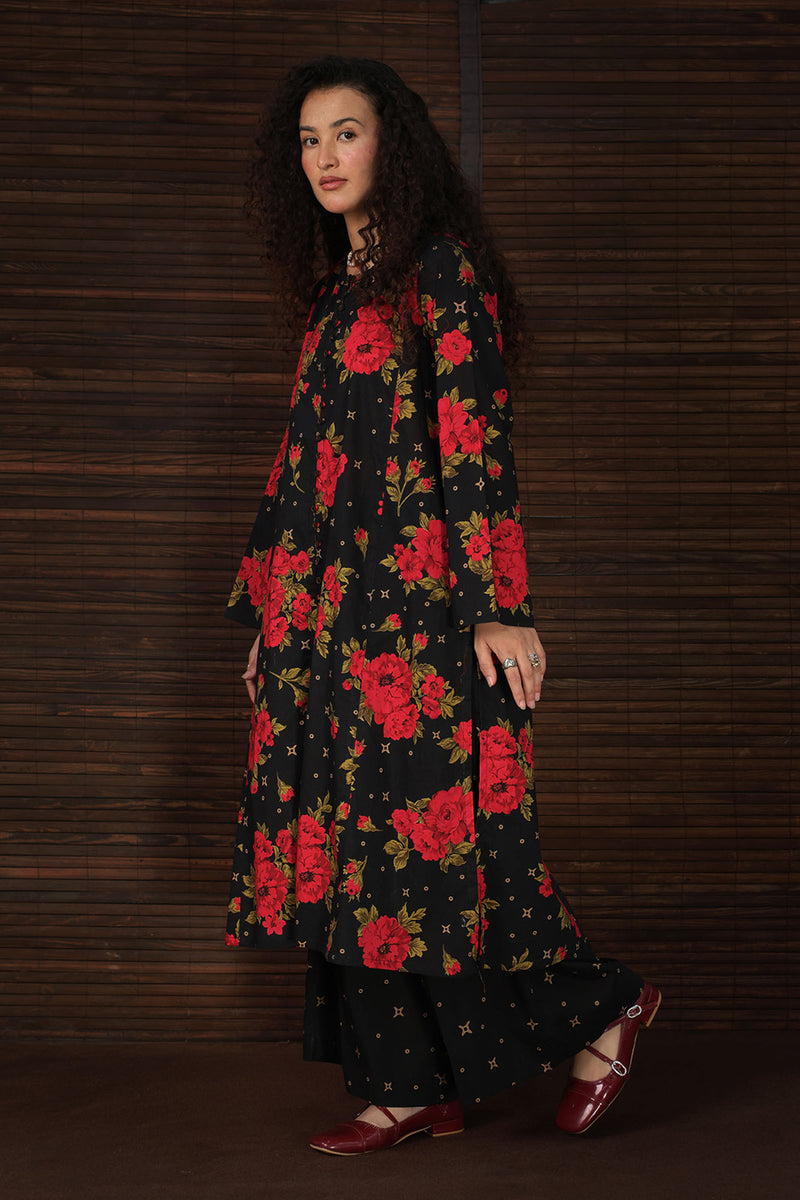 Rose Grid Printed Set