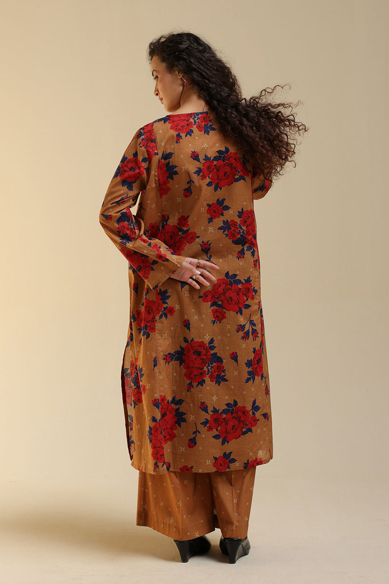 Rose Grid Printed Set