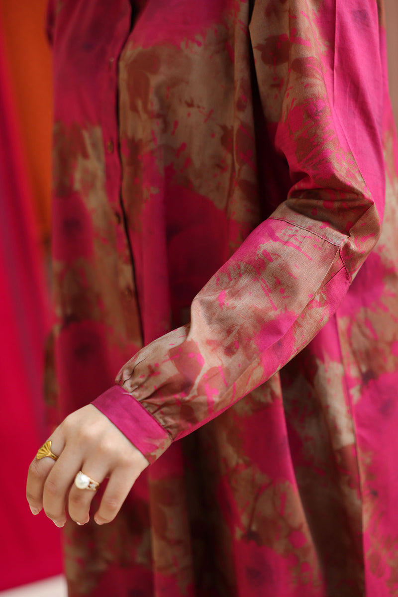 Soft Floral Long Shirt