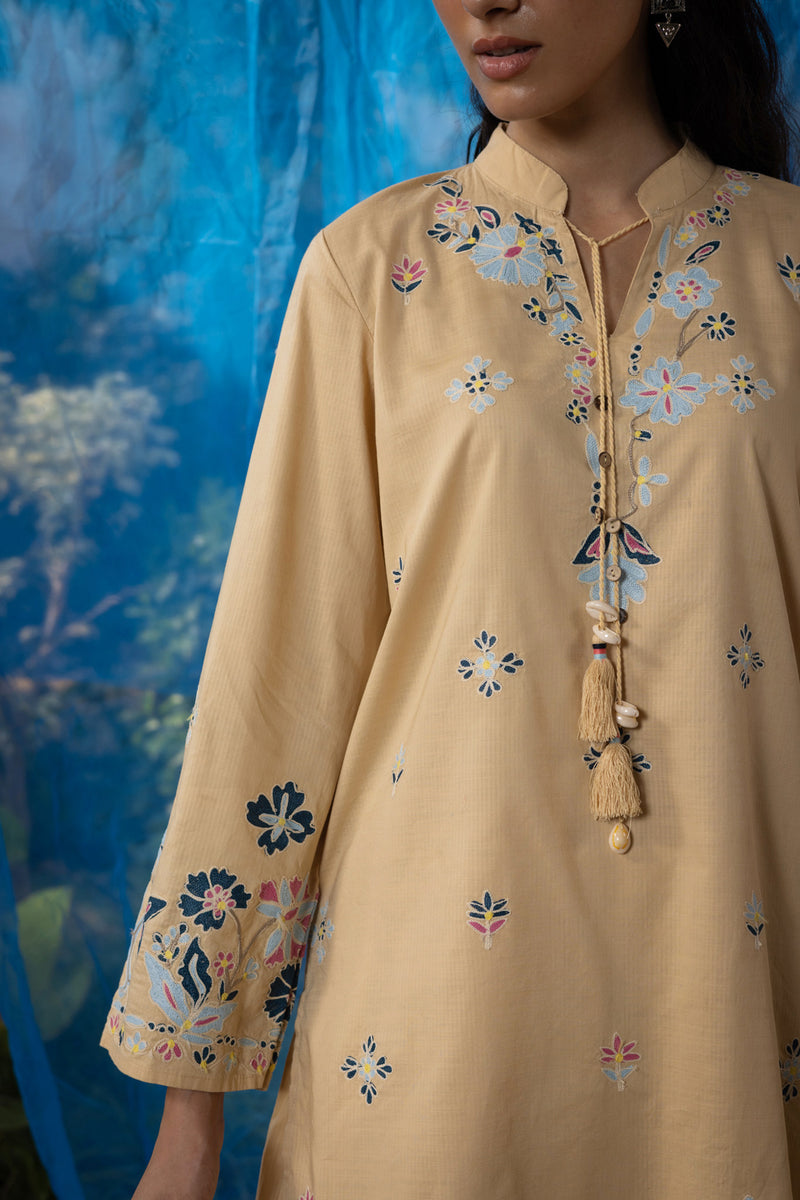 Embroidered Balloon Shalwar Set
