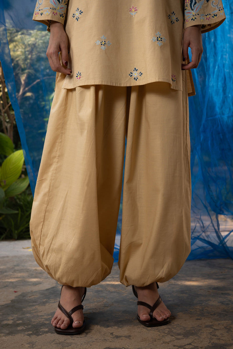 Embroidered Balloon Shalwar Set