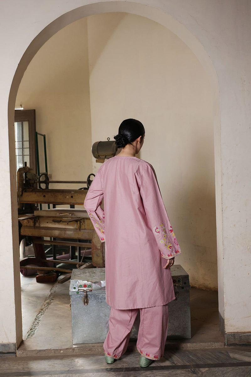 Embroidered Floral Couture Set