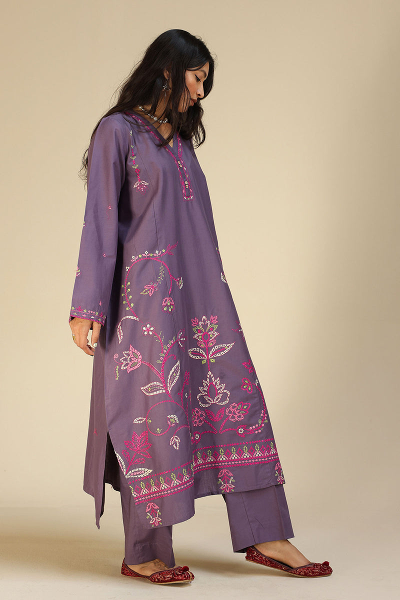 Gul Embroidered Set