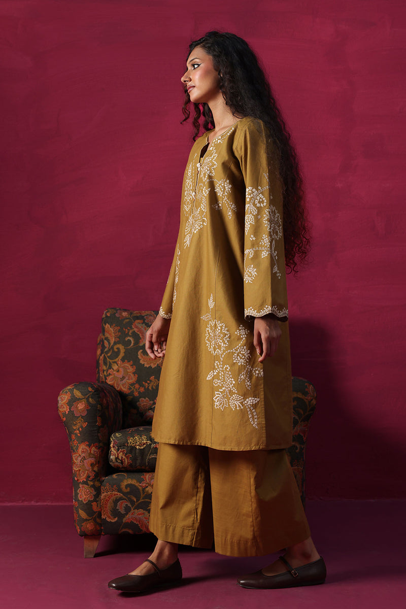 Embroidered Floral Dot Set
