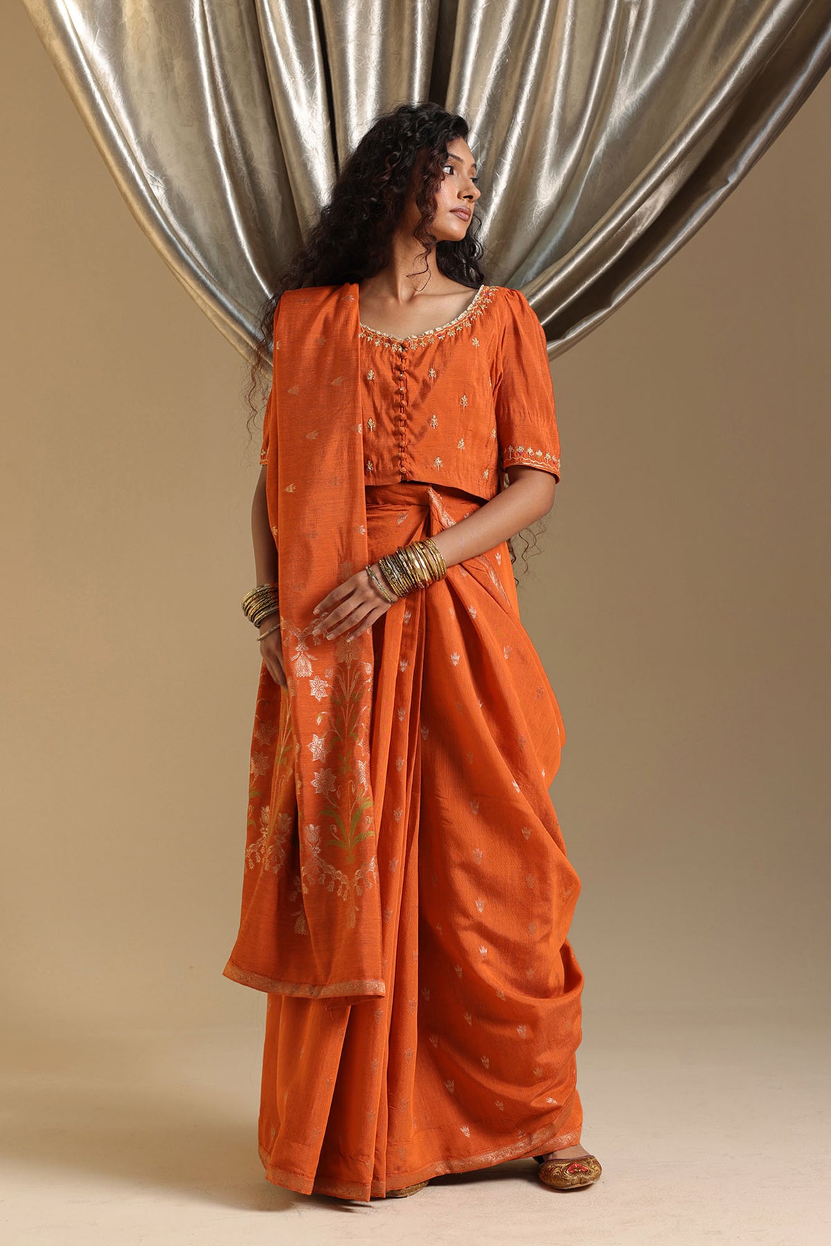 Jacquard Weave Saree