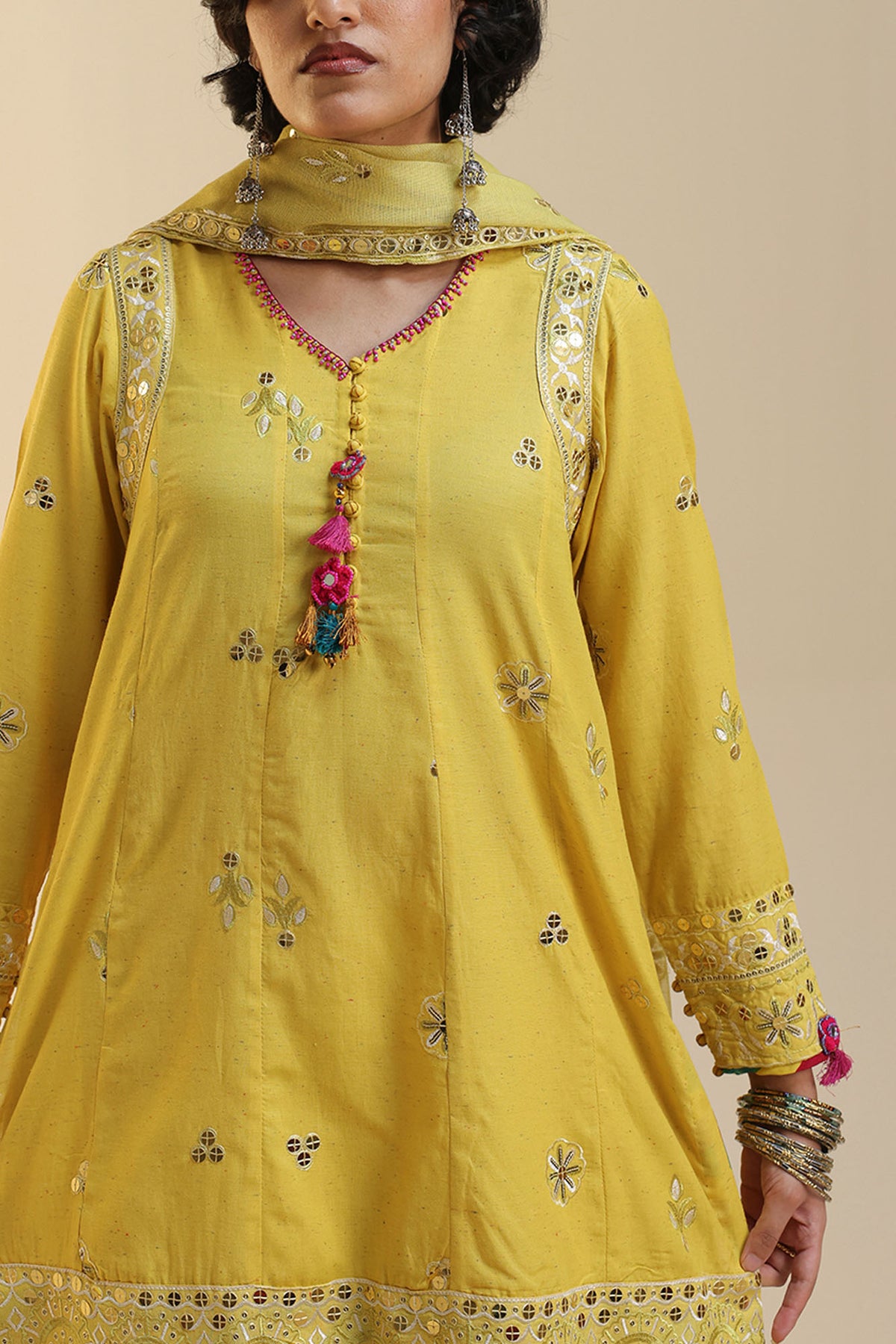 Zareen Embroidered 3-Piece Ensemble
