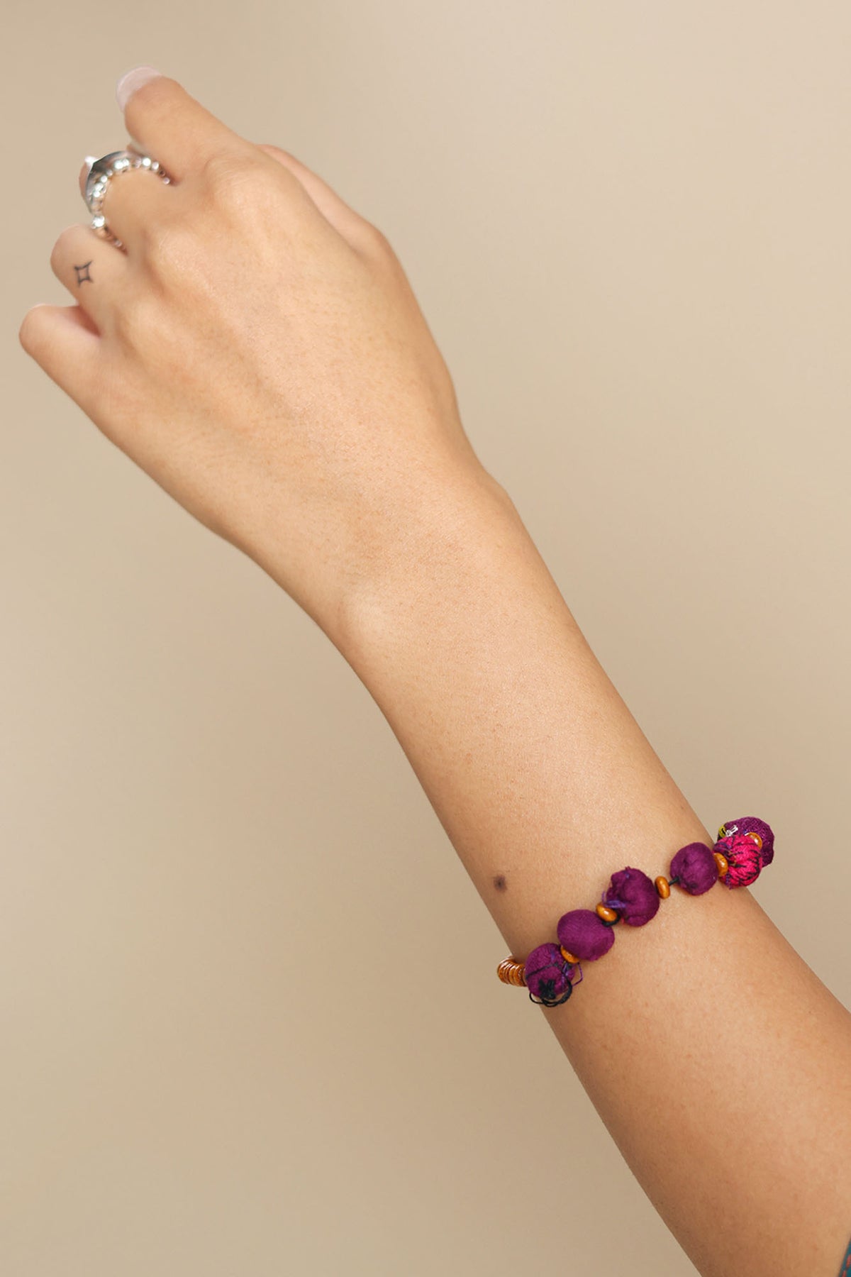 Thread & Bead Bracelet