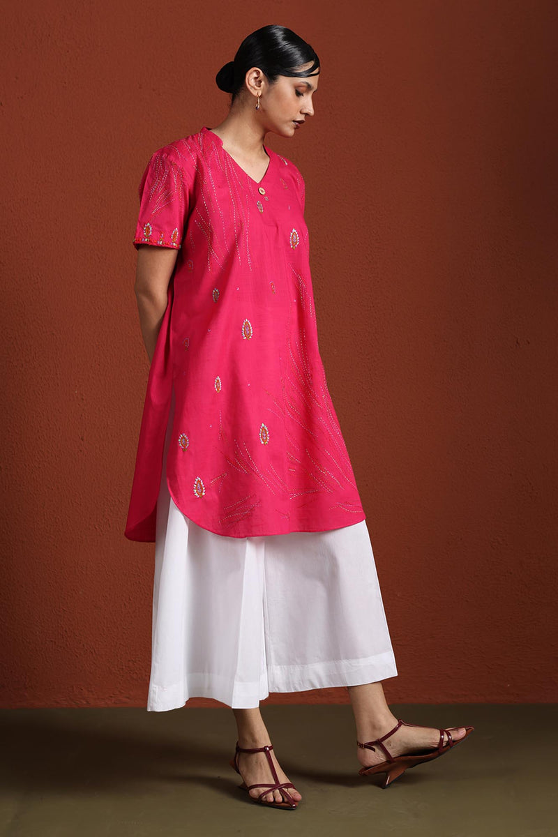 Hand Embroidered Stitch Shirt