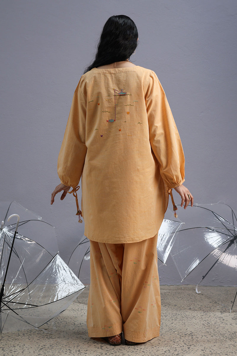 Hand-Embroidered Farshi Set