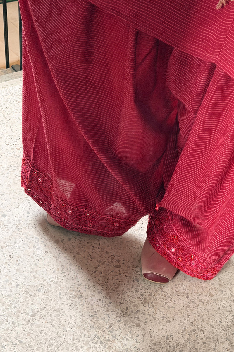 Hand Embroidered Farshi Set