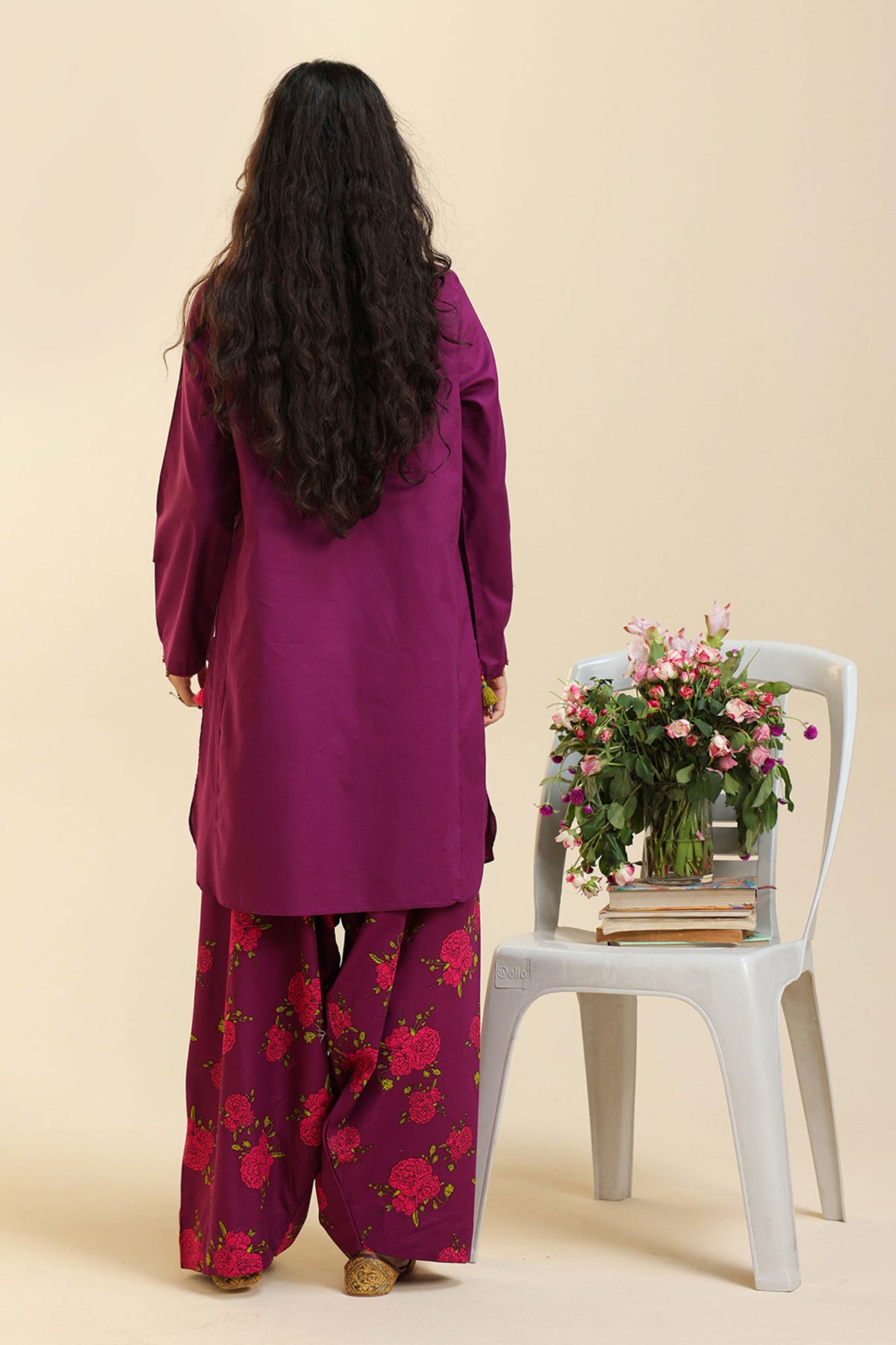 Rose Reverie Farshi Set