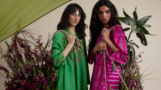 Two-Piece Suits, Two Moods: Styling Prints and Solids the Generation Way