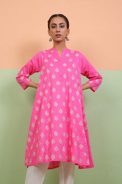 Chaman Hand Blockprinetd Kurta