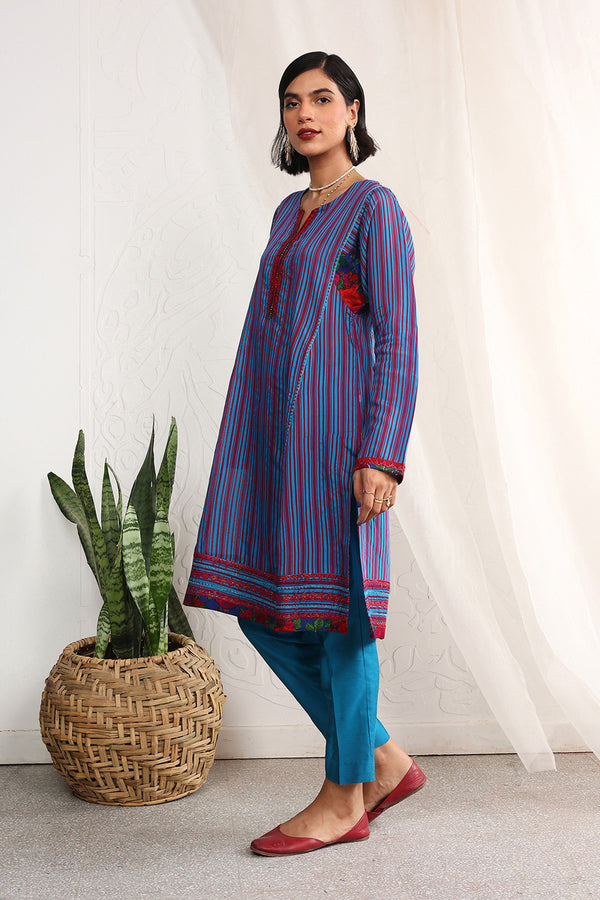 Morocon Kaftaan Duo Striped 2 Piece