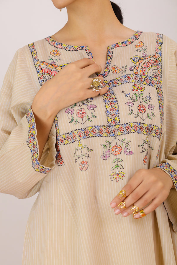 Madhubani Pop Kimono Sleeves Shirt